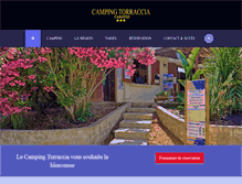 Tablet Screenshot of camping-torraccia.com